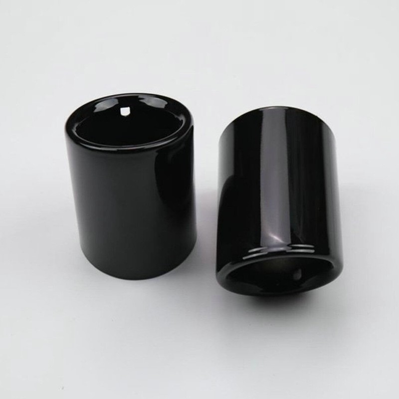 2Pcs Stainless Steel Rear Exhaust Muffler Tip End Pipe Extension
