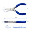SPEEDWOX Mini Flat Nose Pliers 3 Inches Precision Jewelry Making