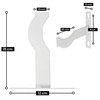 Radiator Mounting Bracket Hook Made of Cast Iron Heating Installation