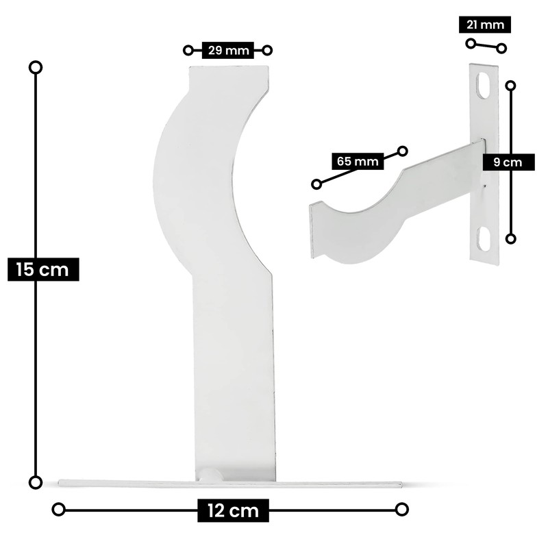 Radiator Mounting Bracket Hook Made of Cast Iron Heating Installation
