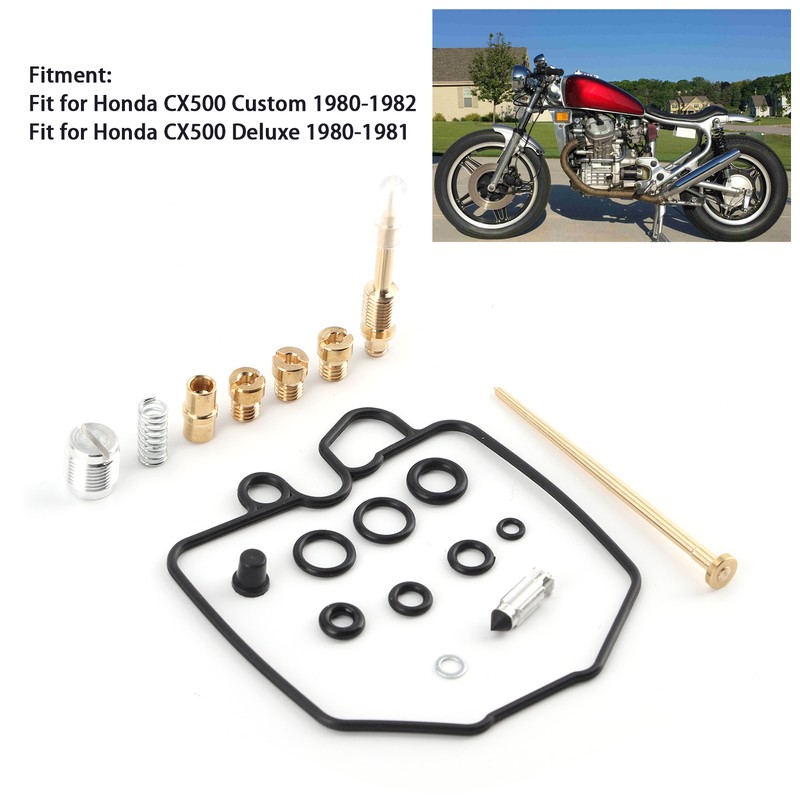 2 Sets Carburetor Rebuild Kit Motorcycle Carb Repair Fit for