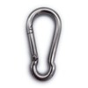 Pack of 5 Fire brigade snap hooks, painted black, load