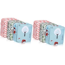Baluue 6 Uds Bolsa De Almacenamiento De Servilletas Sanitarias Bolsa De Almacenamiento De Toallas Sanitarias Bolsa De Período Bolsa De Almohadilla De Período Bolsas Para El Interior Del