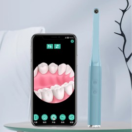 PAKISS FY-B800 Wireless Adjustable Handheld Video Portable Dental Monitor Intraoral Endoscope Intra Oral Cameracolor: Sky Blue