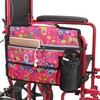 Wheelchair Storage Bag, Wheelchair Double-Sided Armrest Pouch with Cup Holder