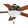 Progress Lighting 2-Light Ceiling Fan Light, Trinity Collection, Indoor, P2628-01WB,