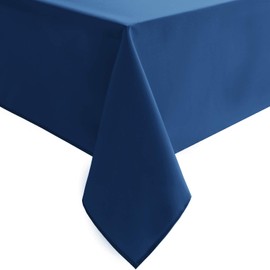 Hiasan Table Cloth Rectangle - Waterproof and Washable Fabric Tablecloth for Dining Room Kitchen and Outdoor Use, Royal Blue, 54 x 80 Inch