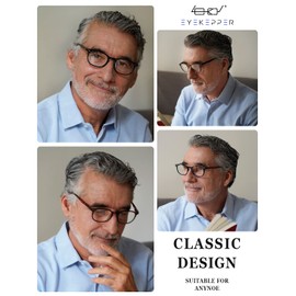 Eyekepper 2 Pack Blue Light Blocking Reading Glasses for Women Men Vintage Readers,Tortoise
