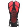 Adjustable Adult Diving Fins Comfortable Snorkeling Swimming Flippers Assistant EquipmentRed
