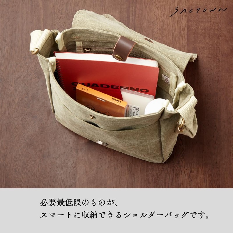 Canvas Workshop 3X55 Shoulder Bag, Men's, Women's, Canvas, Cross-body B5,