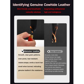 POKSRI Car Center Console Cover pad Genuine Cowhide Leather,Black Armrest Box mat, Vehicle Arm Rest Cushion Protector,Memory Foam true cow Leather (sizeB 14 x 8 x 2.2 inch(midsize cars and SUVs)