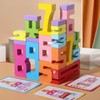 SUYUKU Wooden Number Building Blocks Wooden Number Blocks Toy for