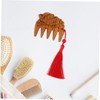 Baluue Wooden Comb for Hair Styling Scalp Massage Wide Tooth