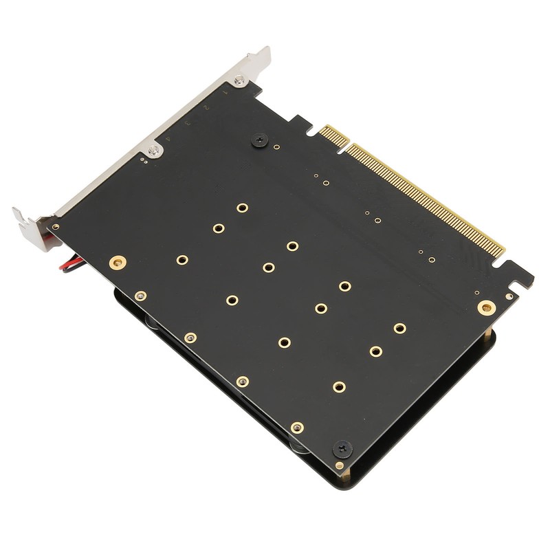 M.2 PCIE Adapter PCIe 4.0 X16 to 4 Port M.2
