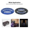 sourcing map 2 Pcs 2inch Blue Speaker Grill Mesh Plastic