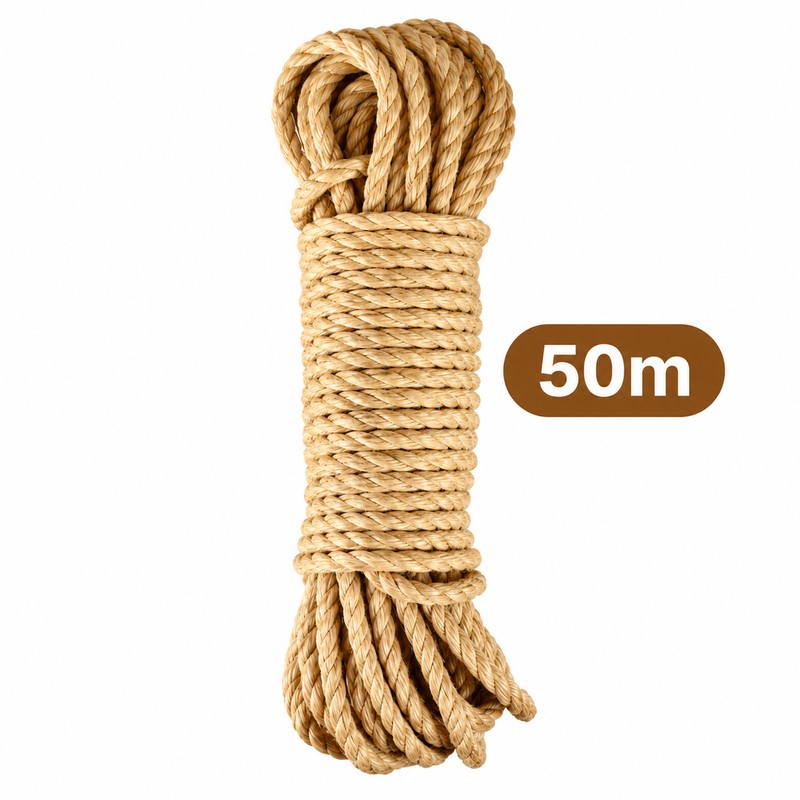 Natural Sisal Rope for Cat Scratching Posts – 4mm DIY