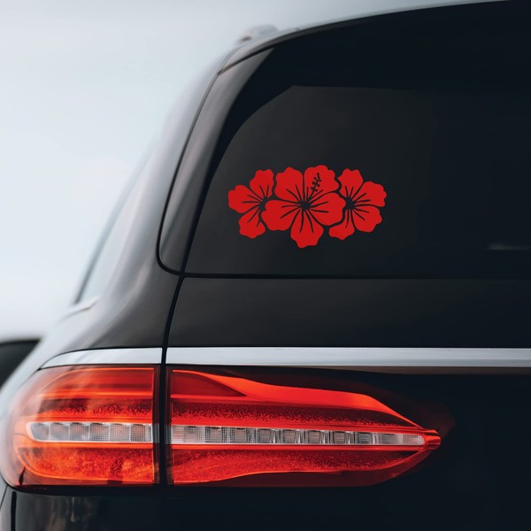 Bargain Max Decals - Hibiscus Group Sticker Decal Notebook Car