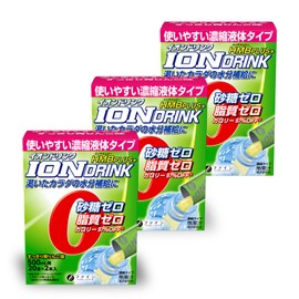 Fine Sports Drink, Ion Link HMB Plus, Green Apple Flavor, HMB Potassium, Magnesium and Vitamins, Set of 3