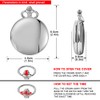 Alwesam Smooth Pocket Watch Moon Phase Calendar Roman Numerals Scale