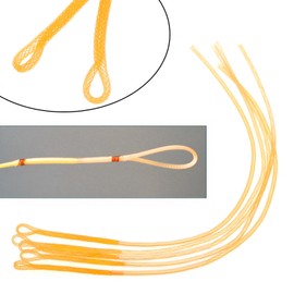 The Lord of the Tools 20PCS Fly Line Connectors 30LB Length 16cm Slip-on Leader Loop Connector Nylon Fishing Loops for Line Fishing Accessory for Fishing Enthusiasts Orange