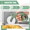 XUZOPIM Pizza Cutter, Bicycle Pizza Cutter, Wheel With Non-Stick Coating