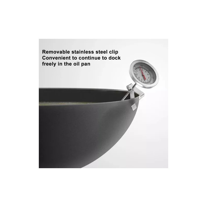 Termometro Aceite Cocina Caliente Café Acero Inox 0 A 200°c