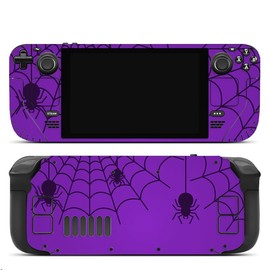 Skin Sticker Protective Vinyl Decal Full Set Cover Wrap for Steam Deck (Dark Purple)