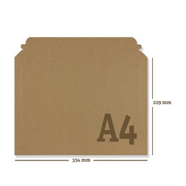 Technographic A4 Cardboard Postal Envelopes 234mm x 334mm (10)