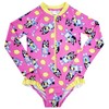 Bluey Girls Swimming Costume Long Sleeved Surf Swim Suit (Bluey