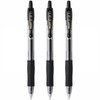 PILOT G-2 0.7mm FINE RETRACTIBLE PEN - BLACK (3 PACK)