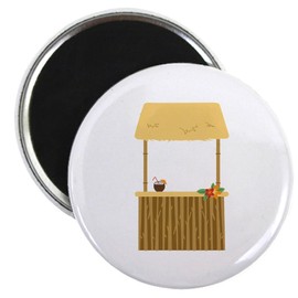 CafePress Tiki Aloha Bar Magnets 2.25" Magnet (100 pack)