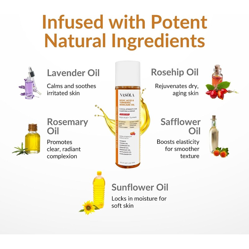 Kojic Acid Turmeric Skincare Bio Pure Oil