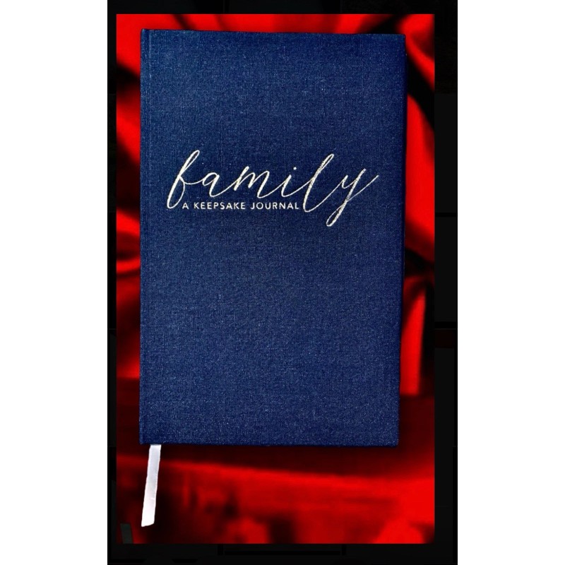Gartner Studios Family Keepsake Journal Canvas Hardback 6.25”x9.75” Legacy,Memorie