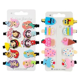 Fruits Rainbow Unicorn Hair Clips Set Baby Hairpin For Kids Girls Toddler Barrettes Hair Accessories 10 Pieces MultiColor Assorted Design