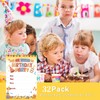 32 Birthday Invitation Cards,Uniquely Designed Birthday Cards for Children,Men, Women
