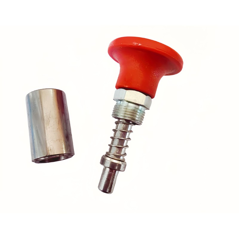 Mushroom -Shape Red Handle Locking Spring Loaded Pull Pin /Pop