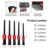 DRAMLOR 8 PCS Tire Cleaning Brush with 3 Pack Different