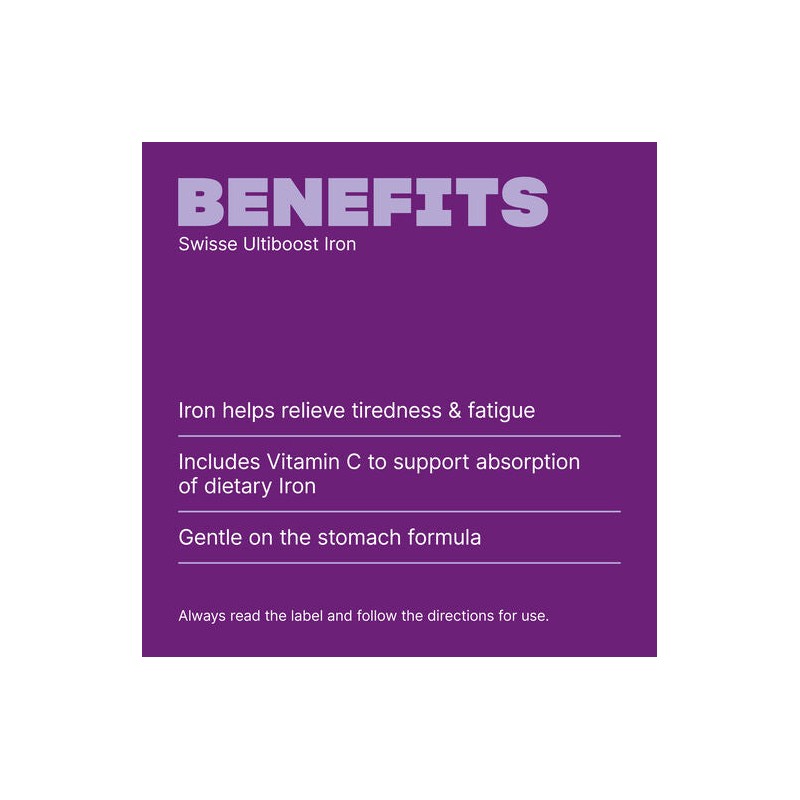 Swisse Ultiboost Iron 30 Tablets