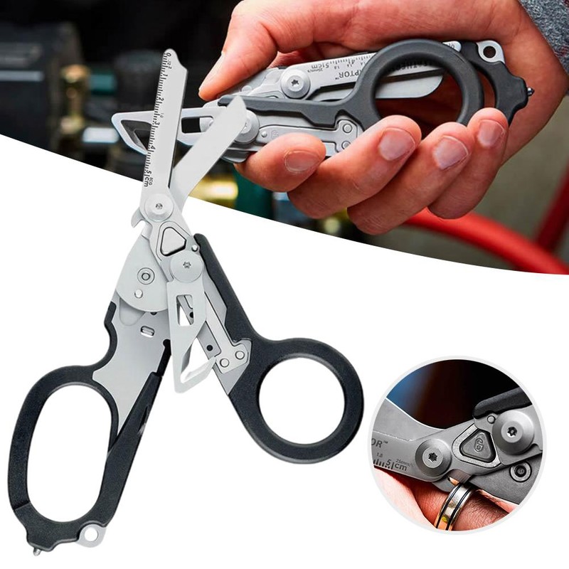 Emergency Response Shears Glass Breaker Multifunctional Portable Scissors