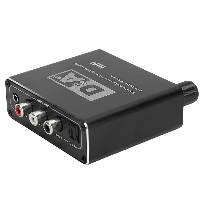 Digital to Analog Fiber Converter Volume Adjustment Coaxial to 5.1