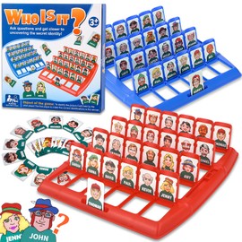 Who Is It Game, Who Is It Funny Guessing Game Board Game, Family Guess What Game, Guess Who Whats Their Name, Who Am I Game Classic Guess Game for Family Parents Children Party