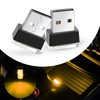 Ouzorp 2 Pcs Mini USB LED Light, Car LED Interior