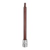 sourcing map 4mm Hex Bit Socket 1/4" Drive SAE S2