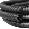 MGI SpeedWare Corrugated Non-Split Conduit, Black Wire Tubing for High-Temperature