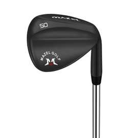 MAZEL Forged Golf Wedges - Men & Women's Gap, Sand, Lob Wedge (Black, 50)