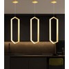 Ring Chandelier Modern LED Dimmable Pendant Lighting Adjust Ceiling Light