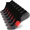 WANDER Men's Athletic Running Socks 7 Pairs Thick Cushion Ankle