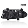 DOTCOM LED DRL Projector Headlight Assembly Fit For Dodge Charger