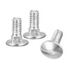 sourcing map 1/4-20x1/2" Carriage Bolt, 10pcs Round Head Square Neck