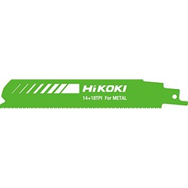 HiKOKI 0040-1390 Saber Saw Blade, Reciprocating Saw Blade, Combi Blade, Thick and Stainless Tubing Material, No. 114, Total Length 5.9 inches (150 mm), 14-18 Mount, Inch, Pack of 5